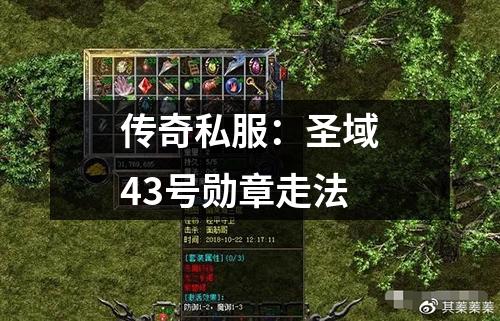 传奇私服：圣域43号勋章走法