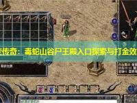 网通中变传奇：毒蛇山谷尸王殿入口探索与打金效率评估